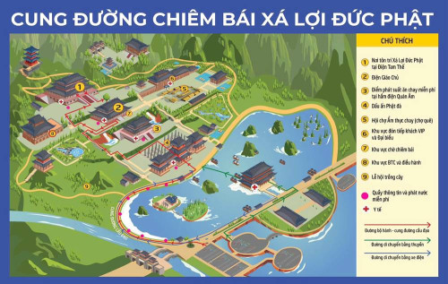 Lộ Trình Cung Rước Xá Lợi Đức Phật. (Báo Lao Động)