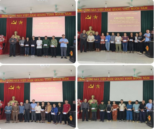 Viện Nghiên cứu Bảo tồn và Phát triển văn hóa Đông Nam Á hỗ trợ bà con Hòa Bình khắc phục ảnh hưởng của cơn bão số 3