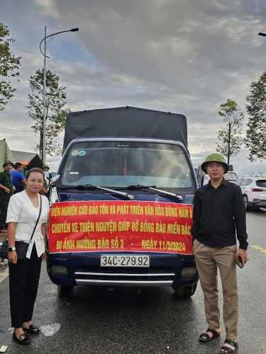 Chung tay vì đồng bào miền Bắc: Hành trình thiện nguyện của Viện Nghiên cứu Bảo tồn và Phát triển Văn hóa Đông Nam Á sau cơn bão Yagi lịch sử