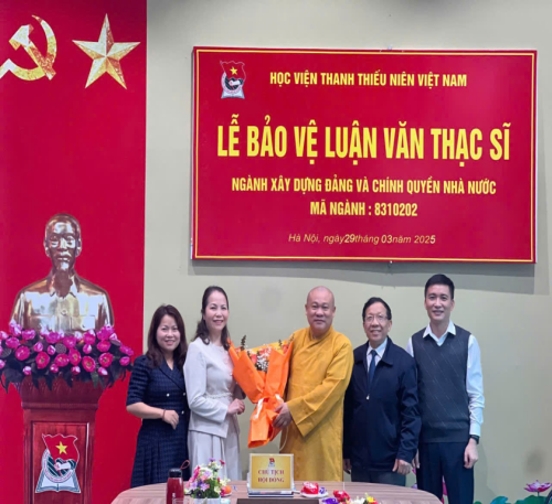 Bảo Vệ Thành Công Thạc Sĩ Chuyên Ngành Xây Dựng Đảng. TT Thích Nguyên Thái - góc nhìn tu sĩ trong thời đại mới