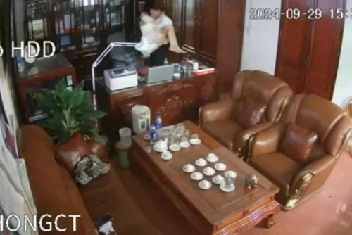 Ninh Bình: Xác minh vụ clip "thân mật" của chủ tịch HĐQT trường THPT tư thục với nhiều phụ nữ trong phòng làm việc